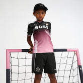 BOSS KIDS Football T-Shirt Black